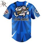 Vibrant Blue Omaha Jersey – Stylish Lightning Design For Sports Fans