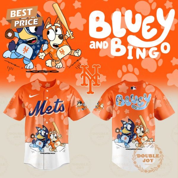 New York Mets Mlb X Bluey Night 2025 Limited Edition Baseball Jersey