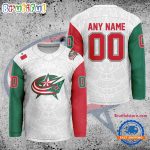 Nhl Columbus Blue Jackets Personalized Mexican Heritage Hockey Jersey