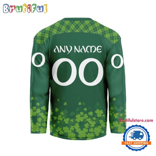 Nhl Columbus Blue Jackets St.Patrick'S Day New Design Hockey Jersey, Nhl Patricks Day Jersey