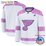 Nhl St. Louis Blues 2024 Hockey Fights Cancer Practice Jersey Shirt