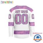 Nhl St. Louis Blues Personalized Hockey Fights Cancer Design Jersey