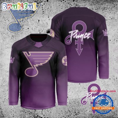Nhl St. Louis Blues Personalized Prince Night Hockey Jersey