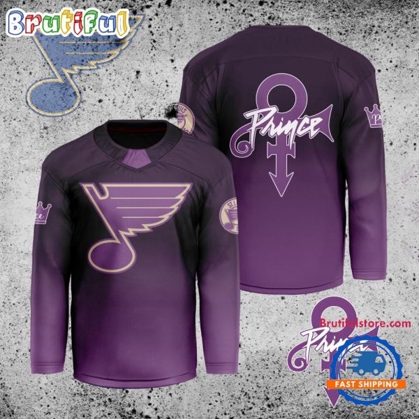 Nhl St. Louis Blues Personalized Prince Night Hockey Jersey