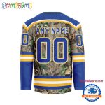 Nhl St. Louis Blues Special Realtree Camo Hunting Hockey Jersey