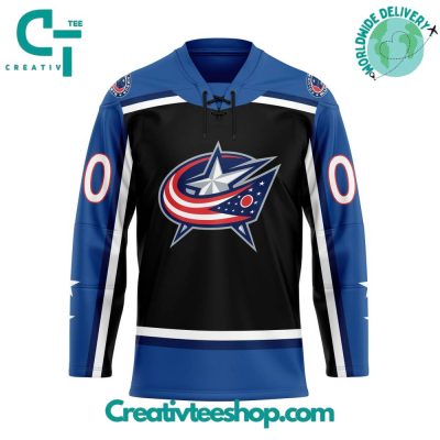 Nhl Columbus Blue Jackets Personalized Reverse Retro Hockey Jersey