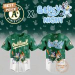 Oakland Athletics Mlb 2025 Bluey Night New Edition Baseball Jersey