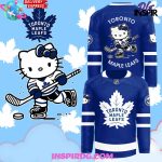 Toronto Maple Leafs X Hello Kitty 50Th Anniversary Blue Hockey Jersey