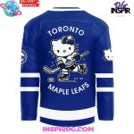 Toronto Maple Leafs X Hello Kitty 50Th Anniversary Blue Hockey Jersey