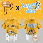 Pittsburgh Pirates Mlb 2025 Bluey Night New Edition Baseball Jersey