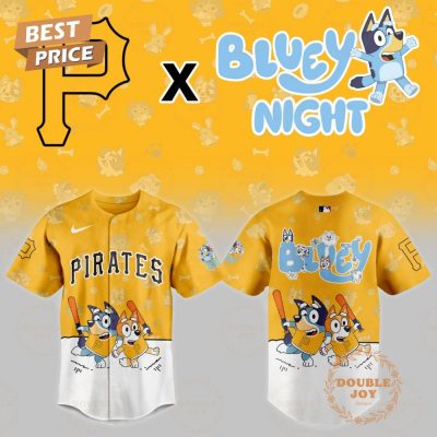 Pittsburgh Pirates Mlb 2025 Bluey Night New Edition Baseball Jersey