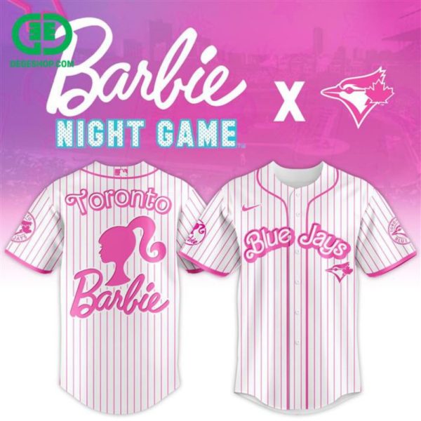 Premium Mlb Toronto Blue Jays X Barbie Custom Baseball Jersey