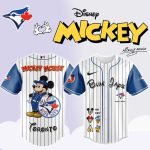 Premium Mlb Toronto Blue Jays X Mickey Mouse And Friends Custom Baseball Jersey