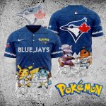 Premium Mlb Toronto Blue Jays X Pokemon Custom Baseball Jersey