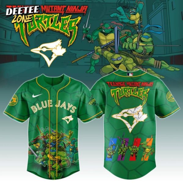 Premium Mlb Toronto Blue Jays X Teenage Mutant Ninja Turtles Custom Baseball Jersey