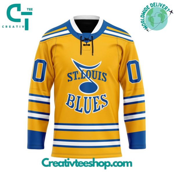 Nhl St Louis Blues Personalized Reverse Retro Hockey Jersey
