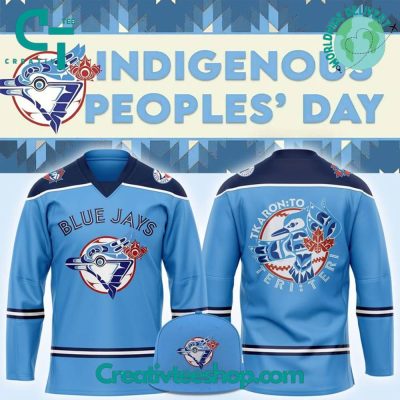 Toronto Blue Jays Indigenous Peoples Day 2025 Special Hockey Jersey