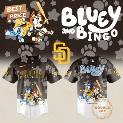 San Diego Padres Mlb X Bluey Night 2025 Limited Edition Baseball Jersey