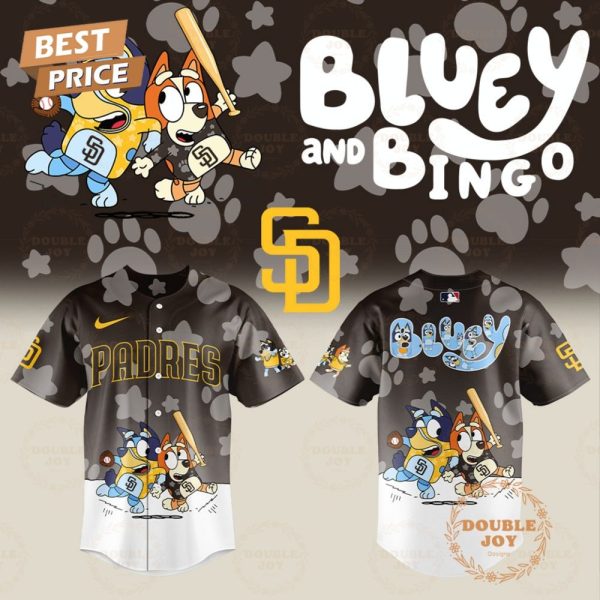 San Diego Padres Mlb X Bluey Night 2025 Limited Edition Baseball Jersey