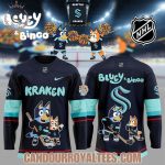 Seattle Kraken Bluey And Bingo Jersey