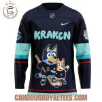 Seattle Kraken Bluey And Bingo Jersey