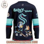 Seattle Kraken Bluey And Bingo Jersey