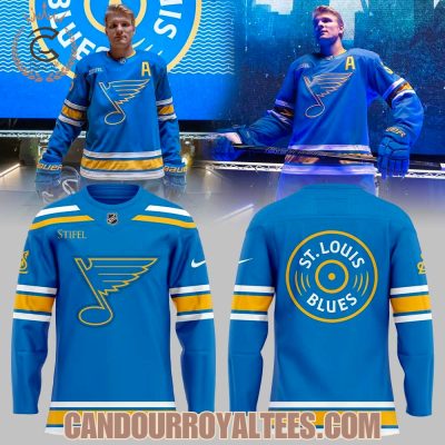 St. Louis Blues New Uniforms 2025 Blue Hockey Jersey