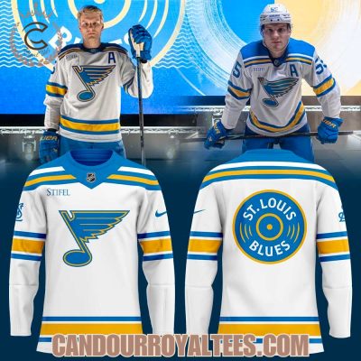 St. Louis Blues New Uniforms 2025 White Hockey Jersey