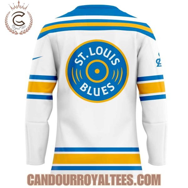 St. Louis Blues New Uniforms 2025 White Hockey Jersey