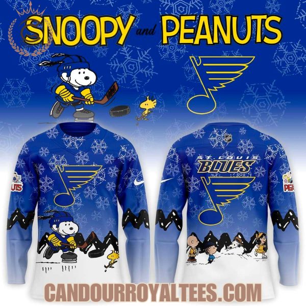 St. Louis Blues X Snoopy And Peanuts Jersey