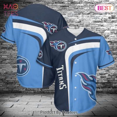 Titans Fan Jersey - Stylish Blue Baseball Shirt For Sports Lovers