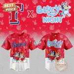 Texas Rangers Mlb 2025 Bluey Night New Edition Baseball Jersey