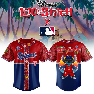 Texas Rangers Mlb X Bluey And Bingo Special Edition Custom Baseball Jersey