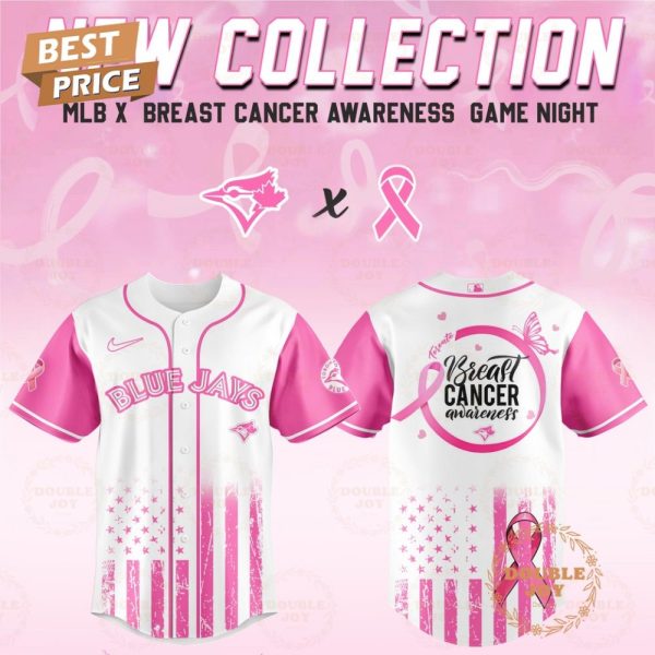 Toronto Blue Jays 2025 Breast Cancer Awareness Game Night Special Edition Baseball Jersey