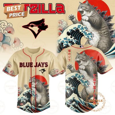 Toronto Blue Jays Catzilla 2025 Japan Limited Edition Baseball Jersey