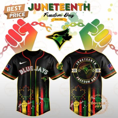 Toronto Blue Jays Juneteenth Freedom Day 2025 Special Edition Baseball Jersey