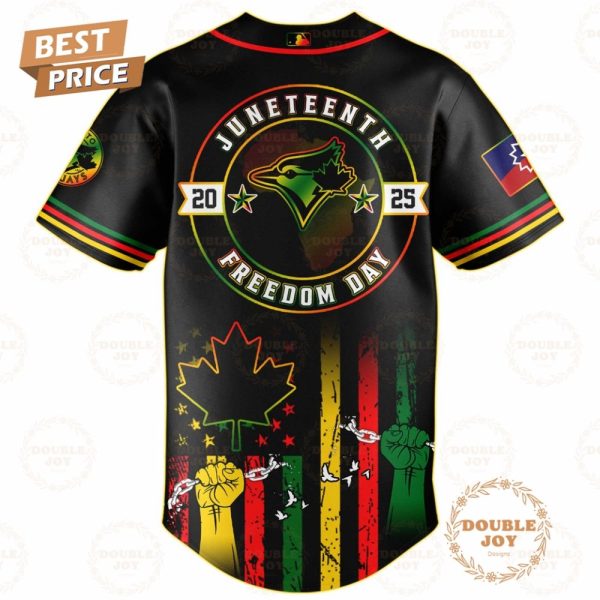 Toronto Blue Jays Juneteenth Freedom Day 2025 Special Edition Baseball Jersey