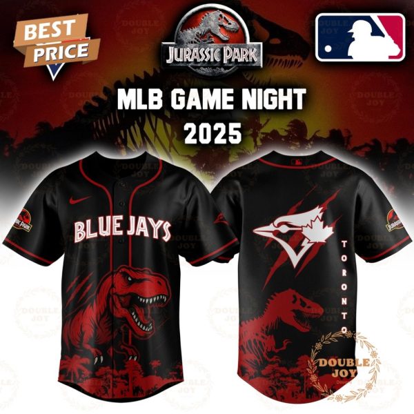 Toronto Blue Jays Jurassic Park Game Night 2025 Limited Edition Baseball Jersey