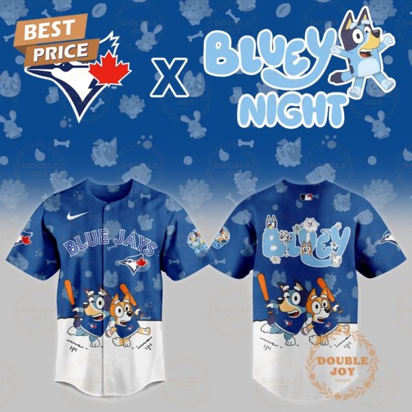 Toronto Blue Jays Mlb 2025 Bluey Night New Edition Baseball Jersey