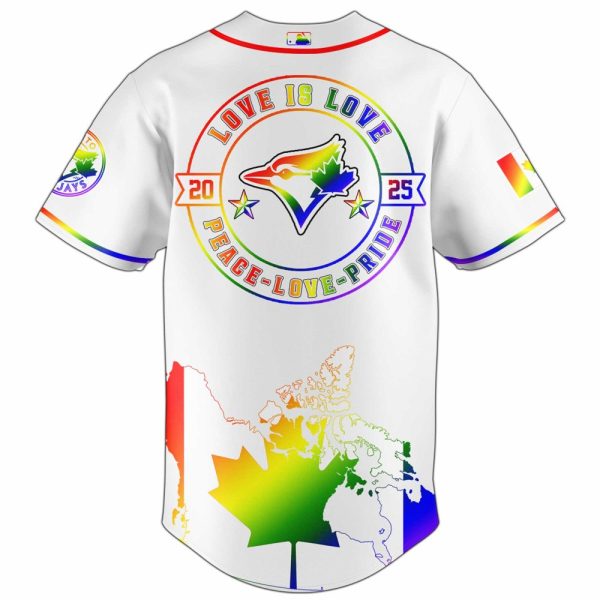 Toronto Blue Jays Mlb X Happy Pride Month Limited Edition Custom Baseball Jersey