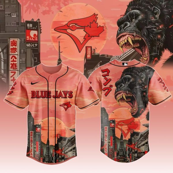 Toronto Blue Jays Mlb X Kong Collection 1 Custom Baseball Jersey