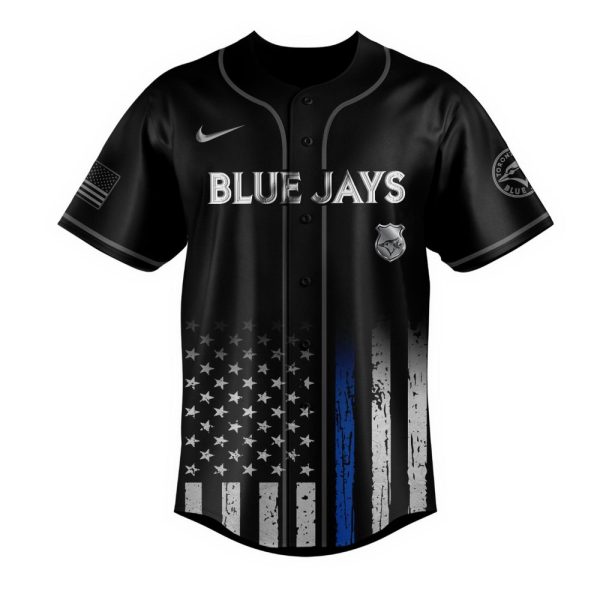 Toronto Blue Jays Mlb X Law Enforcement Night Edition Custom Baseball Jersey