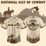 Toronto Blue Jays Mlb X National Day Of Cowboy Custom Baseball Jersey