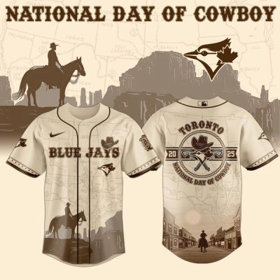 Toronto Blue Jays Mlb X National Day Of Cowboy Custom Baseball Jersey