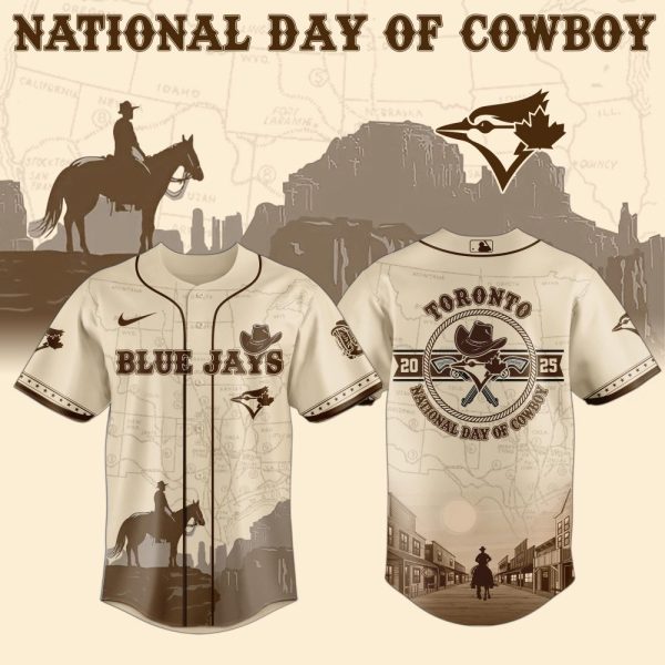 Toronto Blue Jays Mlb X National Day Of Cowboy Custom Baseball Jersey
