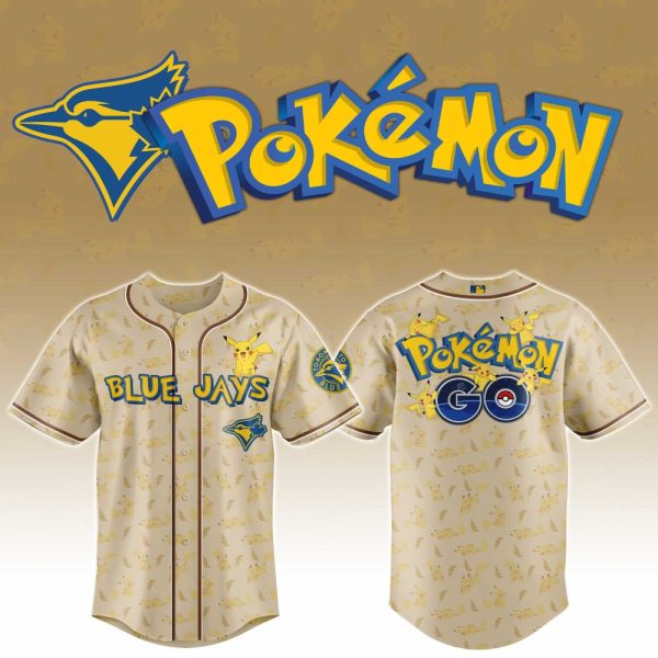 Toronto Blue Jays Mlb X Pokemon Go Custom Baseball Jersey