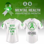 Toronto Blue Jays Special Mental Health Awareness Week Limited Edition Custom Baseball Jersey