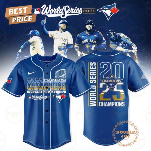 Toronto Blue Jays X Champions Team World Series 2025 Baseball Jersey