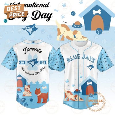 Toronto Blue Jays X International Dog Day 2025 Limited Edition Baseball Jersey