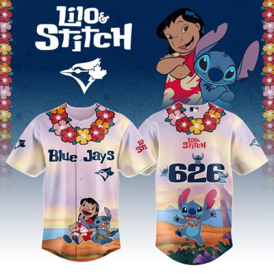 Toronto Blue Jays X Lilo & Stitch Special Edition Custom Baseball Jersey